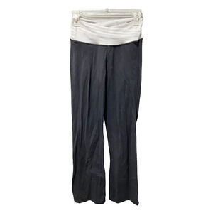 Lululemon Black Astro Pants Wide Flare Leg Yoga Women’s Leggings Size 4 stretch